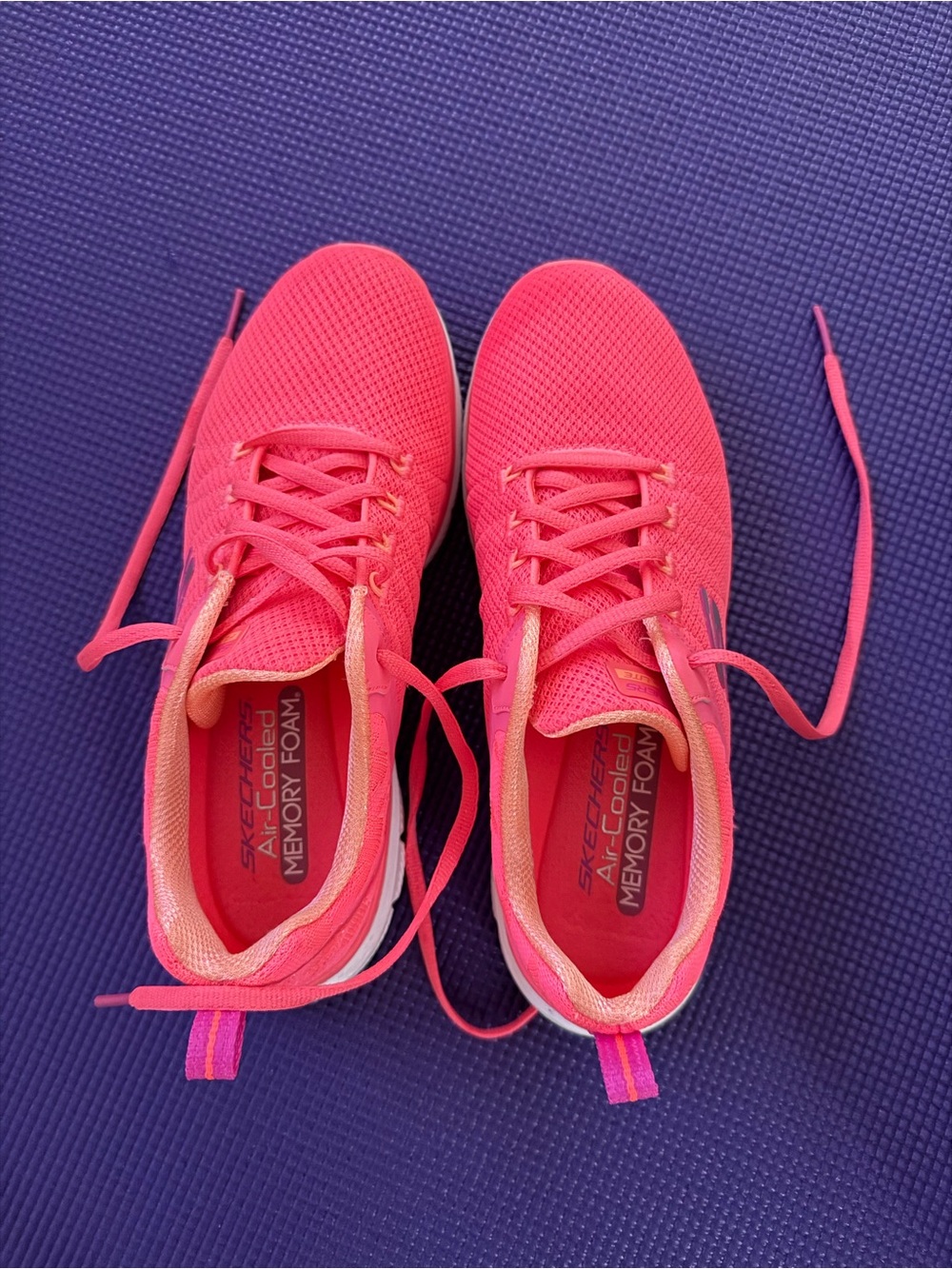 Skechers Women's Bright Pink Athletic Sneakers